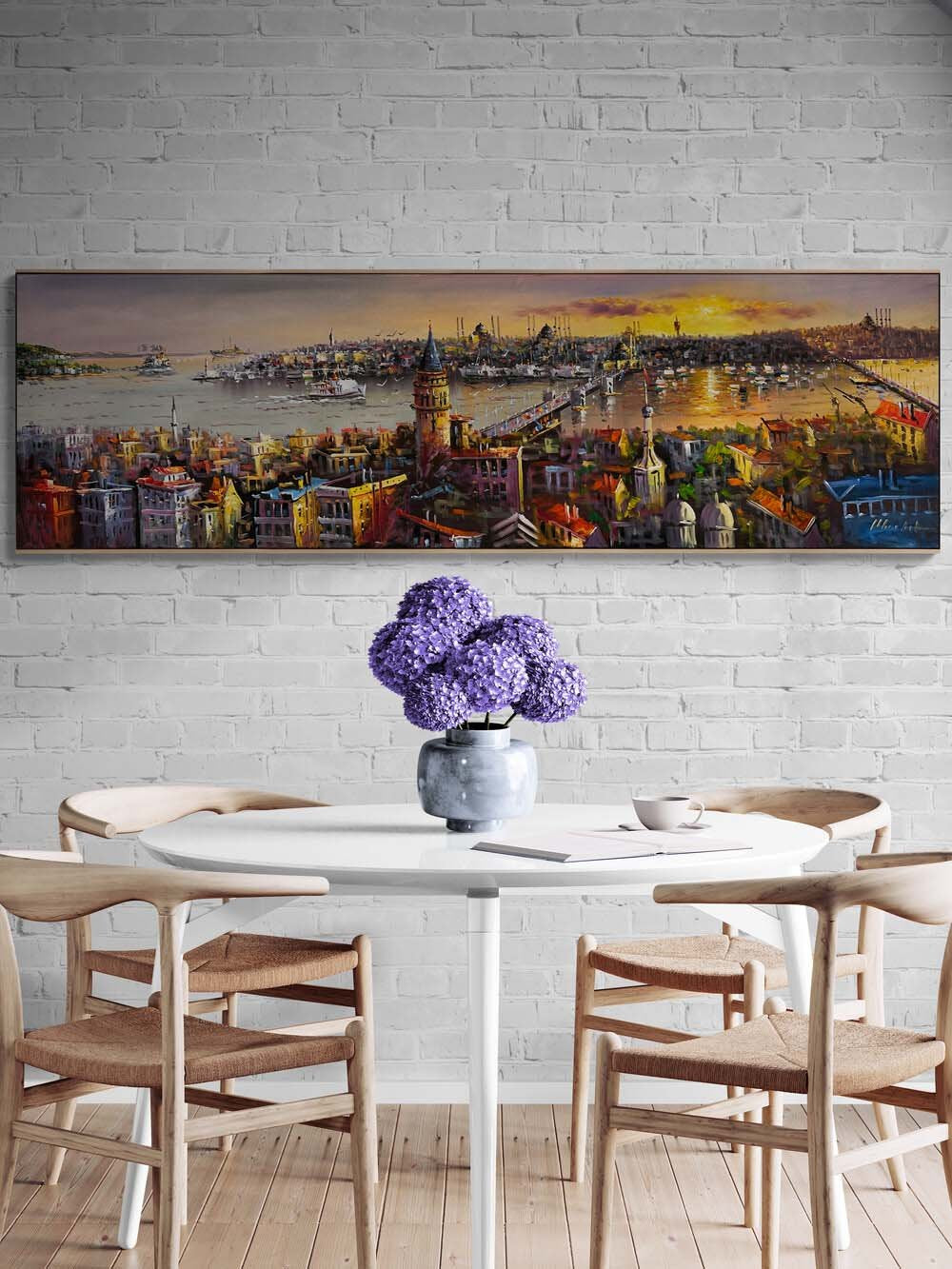 Haliç'in Sessizliği Yağlı Boya Tablosu