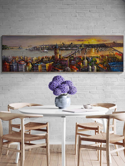 Haliç'in Sessizliği Yağlı Boya Tablosu