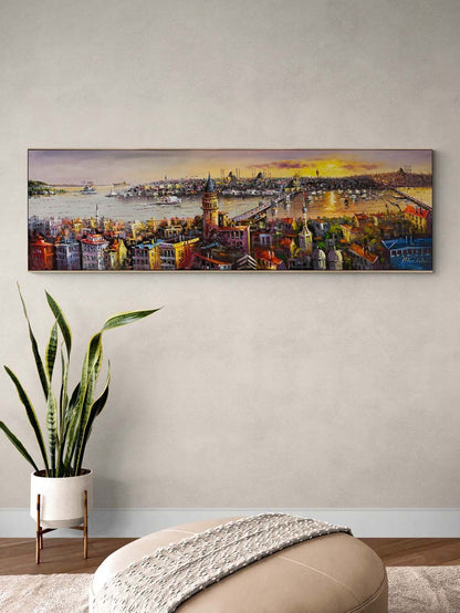 Haliç'in Sessizliği Yağlı Boya Tablosu