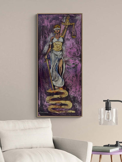 Justitia'nın Huzuru Yağlı Boya Tablosu