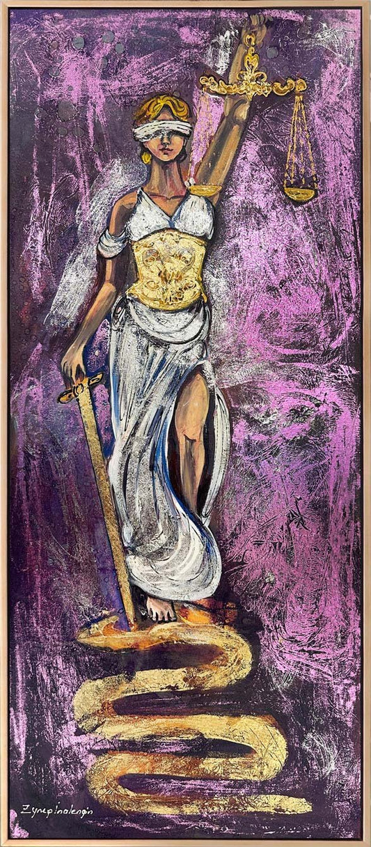 Justitia'nın Huzuru Yağlı Boya Tablosu
