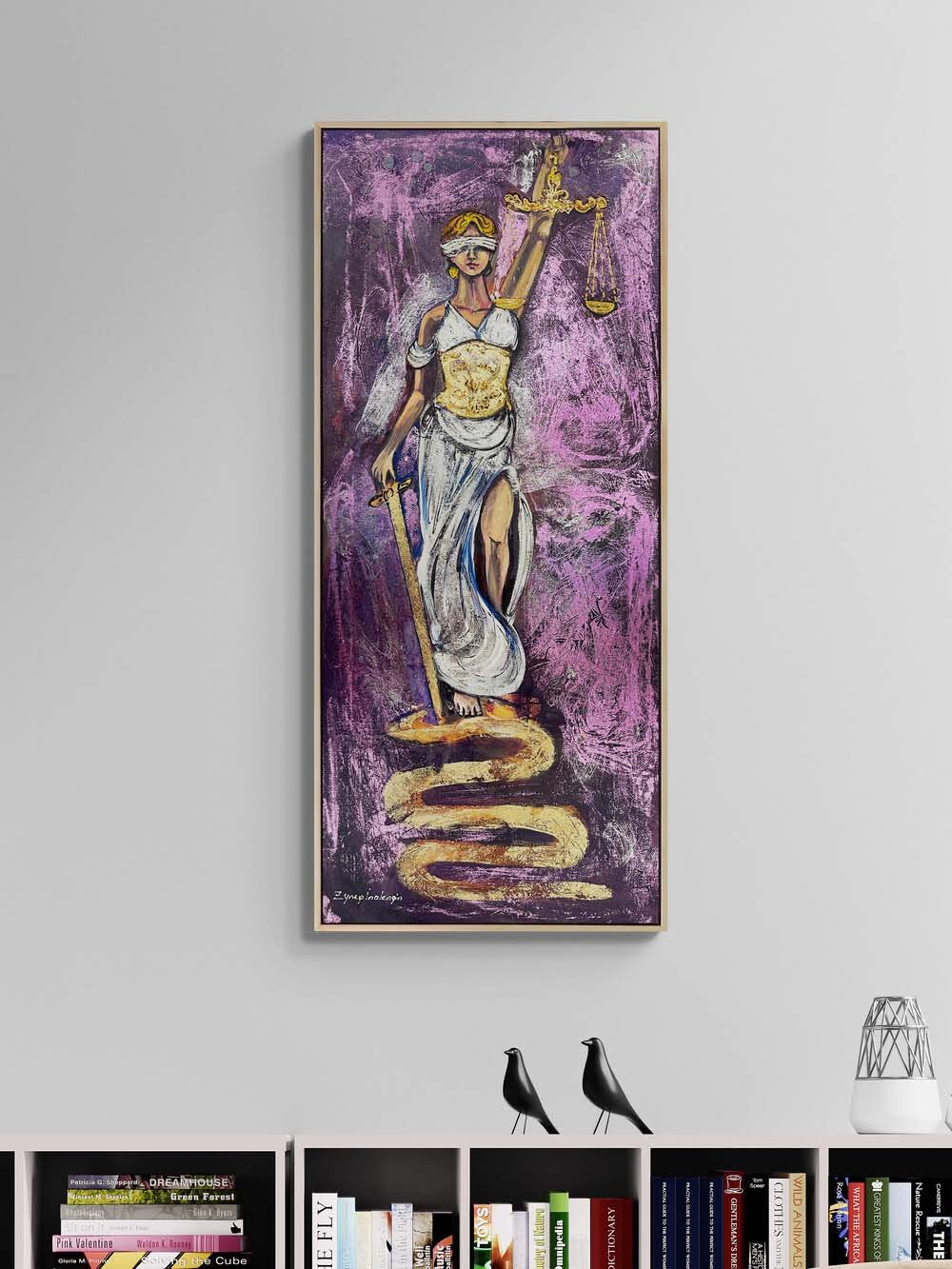 Justitia'nın Huzuru Yağlı Boya Tablosu