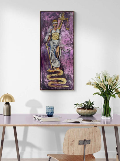 Justitia'nın Huzuru Yağlı Boya Tablosu