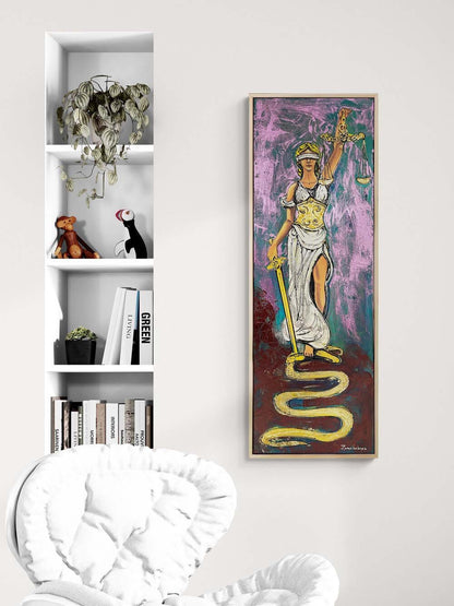 Justitia’nın Yüceliği Yağlı Boya Tablosu