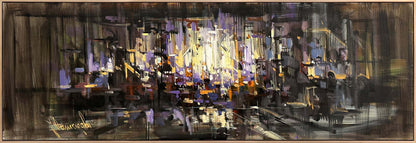 Çizgiler Arası Yağlı Boya Tablosu