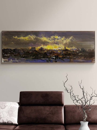 Ufukta İstanbul Yağlı Boya Tablosu