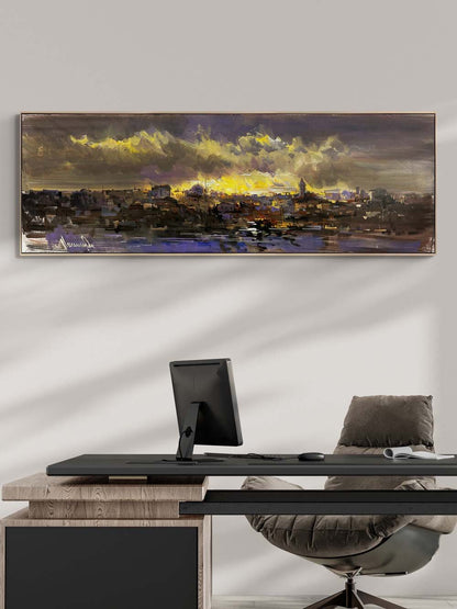 Ufukta İstanbul Yağlı Boya Tablosu