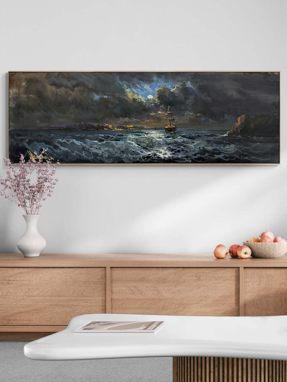 Dalgaların Şarkısı Yağlı Boya Tablosu