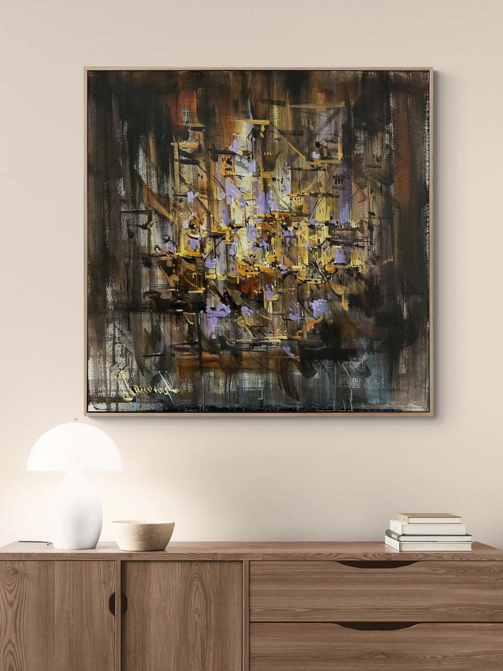 Kesişen Yollar Yağlı Boya Tablosu