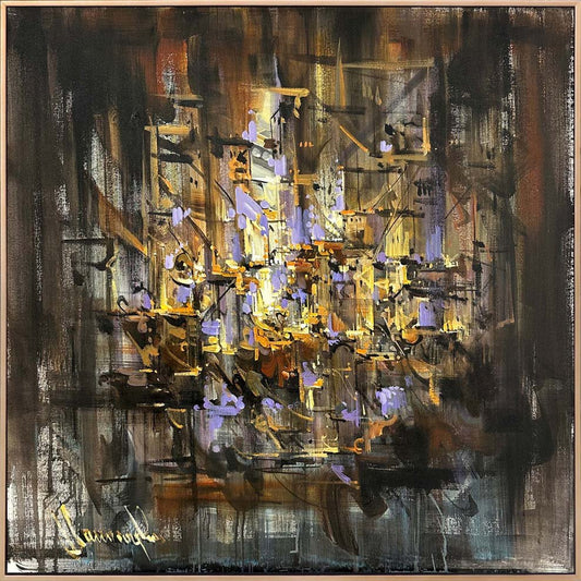 Kesişen Yollar Yağlı Boya Tablosu