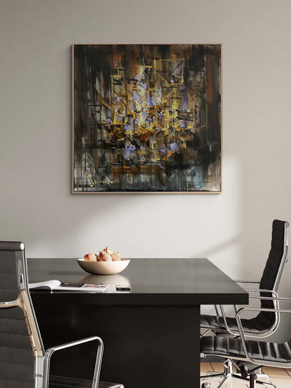 Kesişen Yollar Yağlı Boya Tablosu