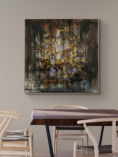 Kesişen Yollar Yağlı Boya Tablosu