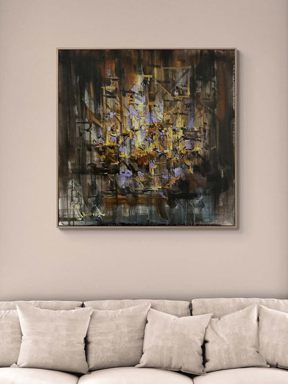 Kesişen Yollar Yağlı Boya Tablosu