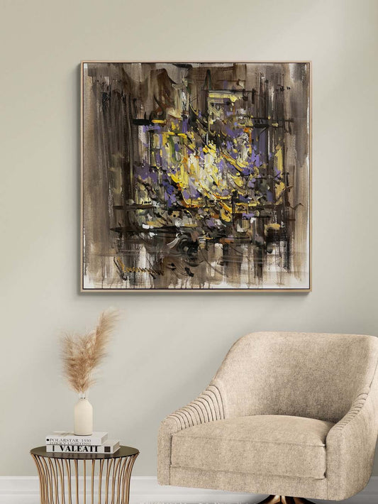 Suskunluk Çizgisi Yağlı Boya Tablosu