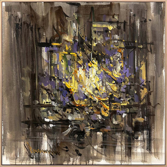 Suskunluk Çizgisi Yağlı Boya Tablosu