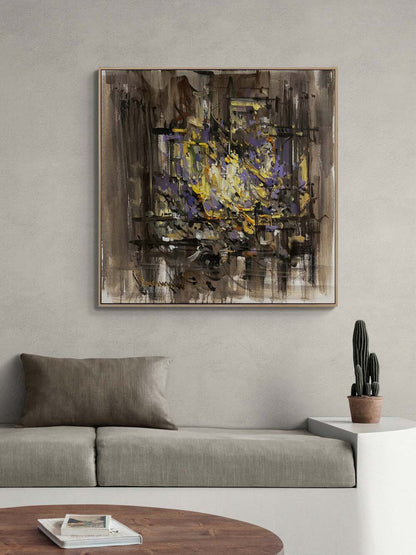 Suskunluk Çizgisi Yağlı Boya Tablosu