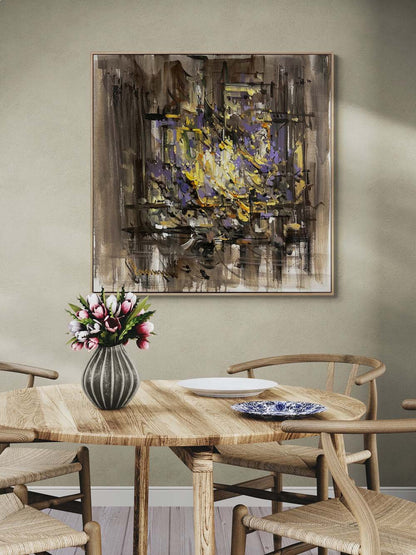 Suskunluk Çizgisi Yağlı Boya Tablosu