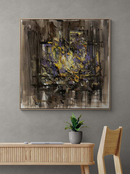 Suskunluk Çizgisi Yağlı Boya Tablosu