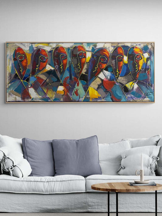 Yedi Ruh Yağlı Boya Tablosu