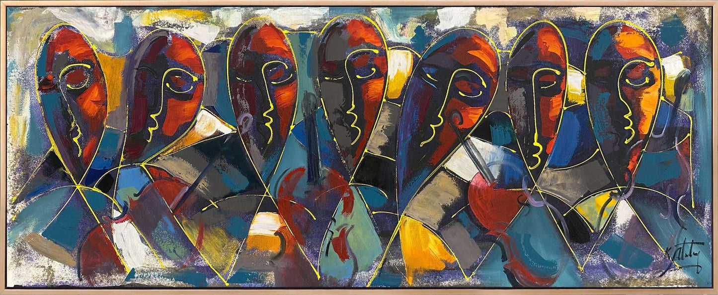 Yedi Ruh Yağlı Boya Tablosu