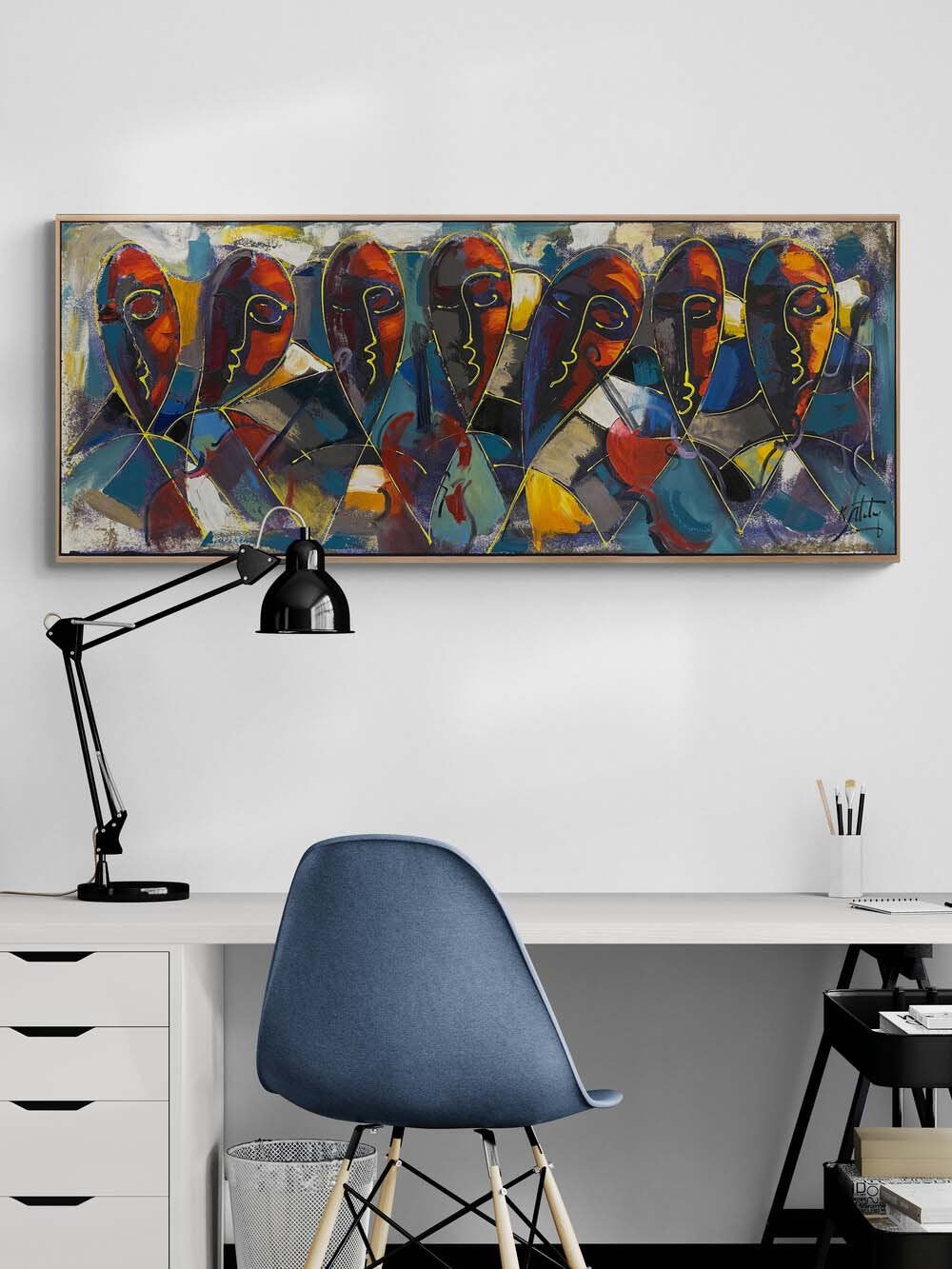 Yedi Ruh Yağlı Boya Tablosu