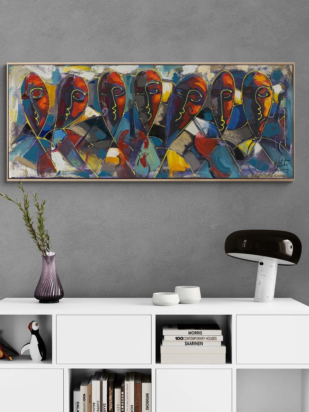 Yedi Ruh Yağlı Boya Tablosu