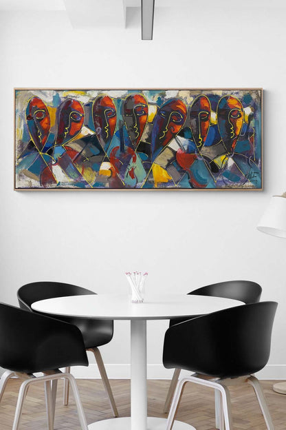 Yedi Ruh Yağlı Boya Tablosu