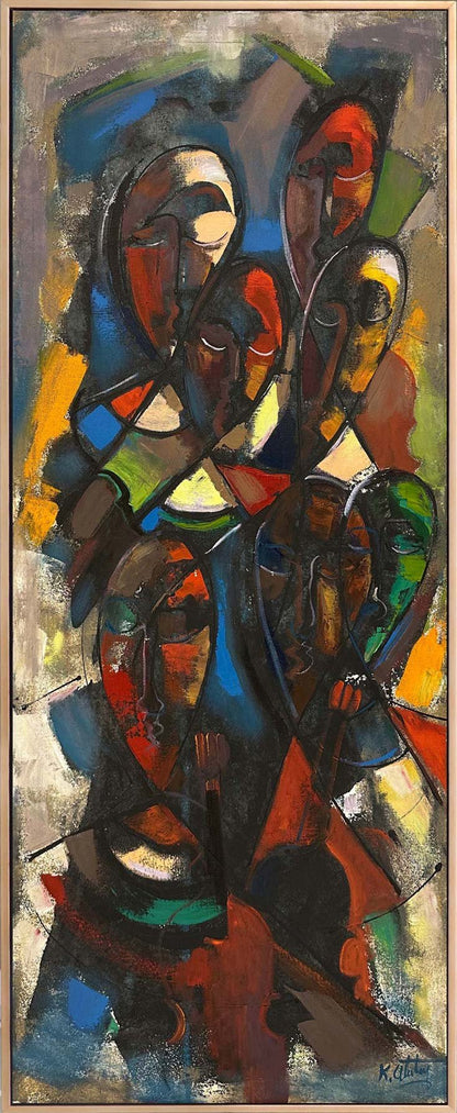 Gölge İzleri Yağlı Boya Tablosu