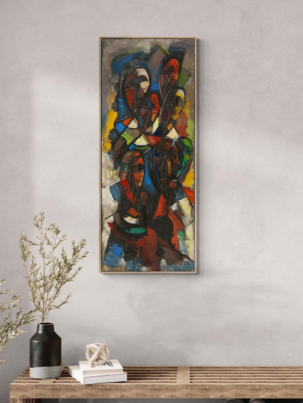 Gölge İzleri Yağlı Boya Tablosu