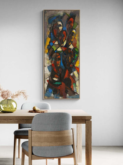 Gölge İzleri Yağlı Boya Tablosu