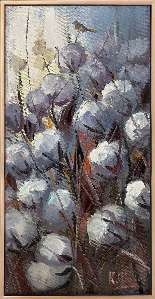 Pamukların Sessizliği Yağlı Boya Tablosu