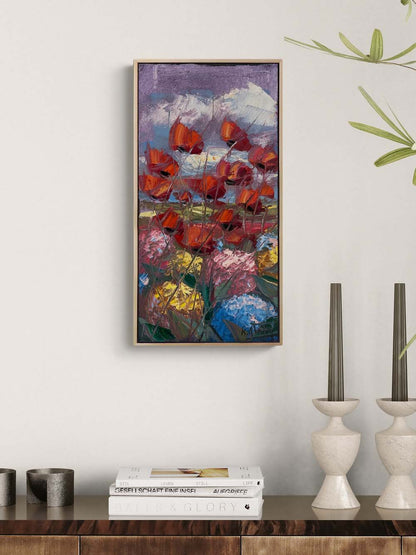 Gelincikler ve Ortancalar Yağlı Boya Tablosu