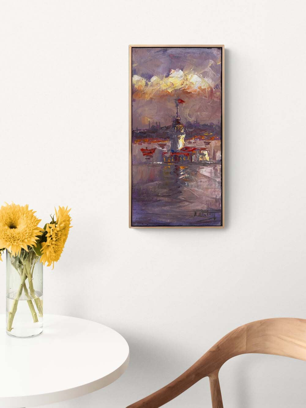 Kız Kulesi’nin Sırları Yağlı Boya Tablosu