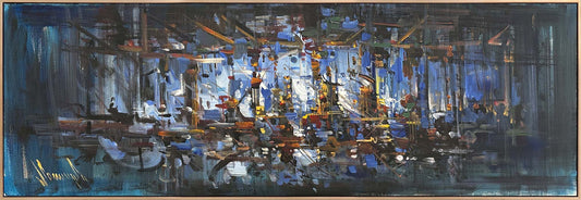 Erimiş Formlar Yağlı Boya Tablosu