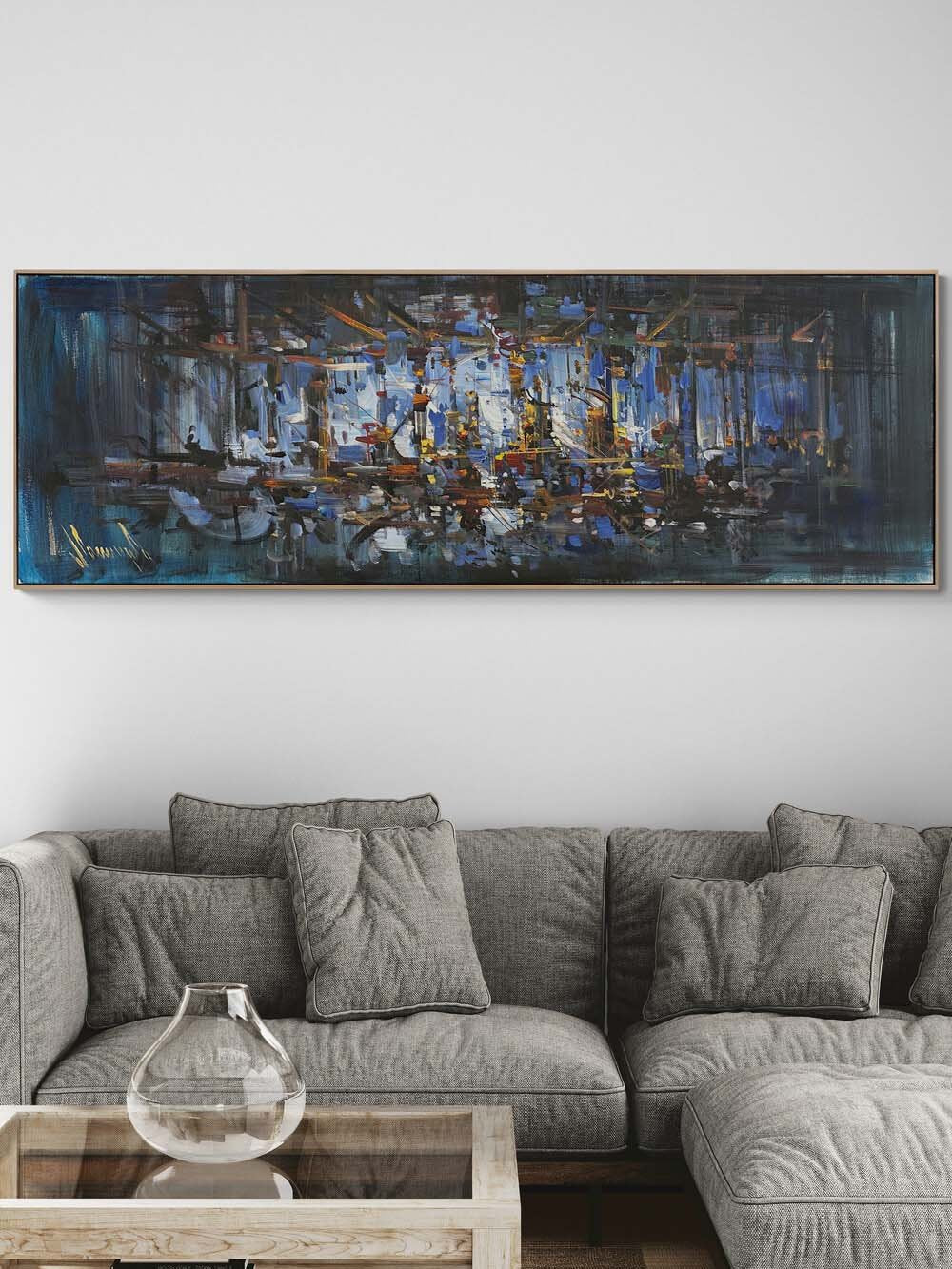 Erimiş Formlar Yağlı Boya Tablosu