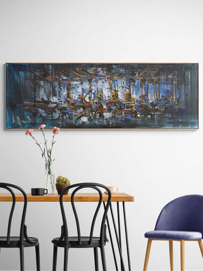 Erimiş Formlar Yağlı Boya Tablosu