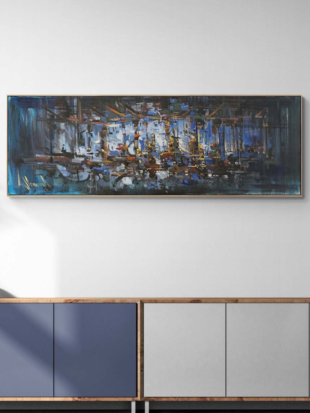 Erimiş Formlar Yağlı Boya Tablosu