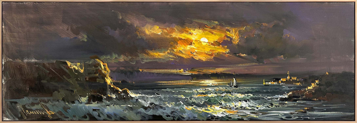 Ufukta Buluşma Yağlı Boya Tablosu