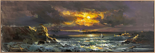 Ufukta Buluşma Yağlı Boya Tablosu