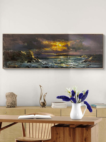 Ufukta Buluşma Yağlı Boya Tablosu