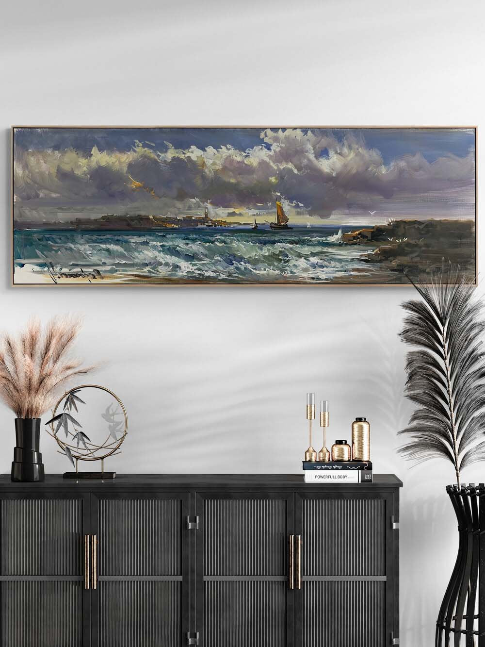 Rüzgarın Taşıdığı An Yağlı Boya Tablosu