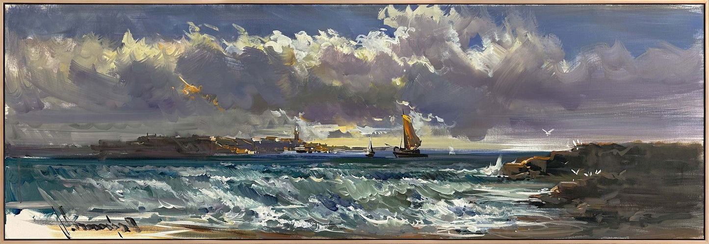 Rüzgarın Taşıdığı An Yağlı Boya Tablosu