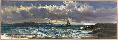 Rüzgarın Taşıdığı An Yağlı Boya Tablosu