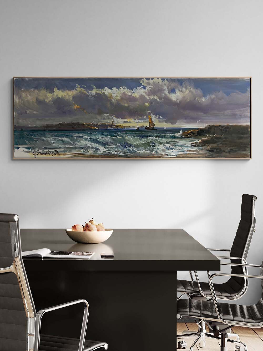 Rüzgarın Taşıdığı An Yağlı Boya Tablosu