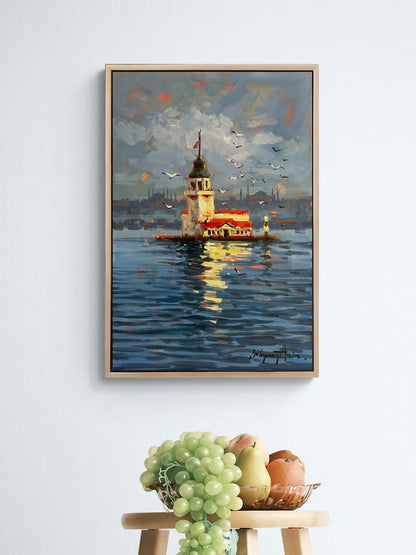 Salacaktan Bakış Yağlı Boya Tablosu