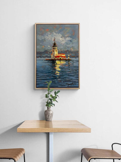 Salacaktan Bakış Yağlı Boya Tablosu