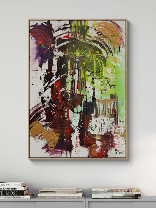 Renklerin Ardında Yağlı Boya Tablosu