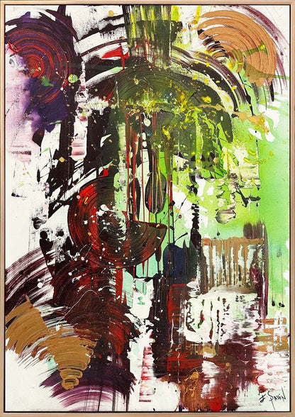 Renklerin Ardında Yağlı Boya Tablosu