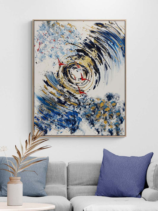 Uçuşun Ötesi Yağlı Boya Tablosu