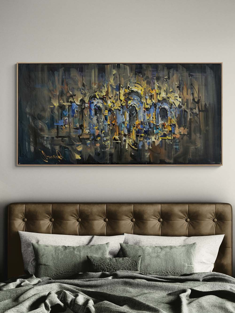 Biçimsiz Özgürlük Yağlı Boya Tablosu